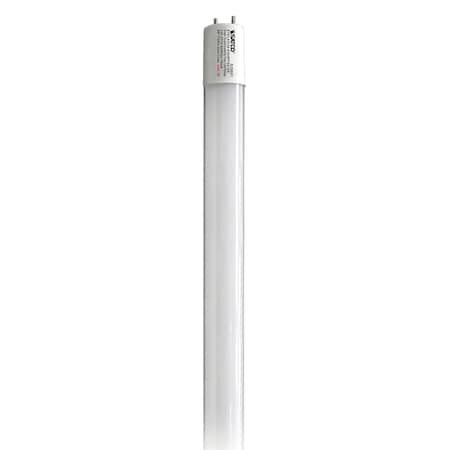 Satco 9W T8 LED 2 ft. 35K G13 Base 50K Hours 1100L Type B BBP 1 or 2 Ended S39901